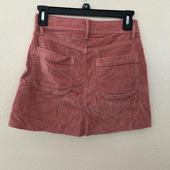American Eagle Outfitters Dusty Rose Corduroy Skirt - Picture 2 of 4